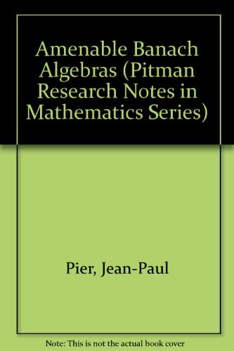 Amenable Banach Algebras