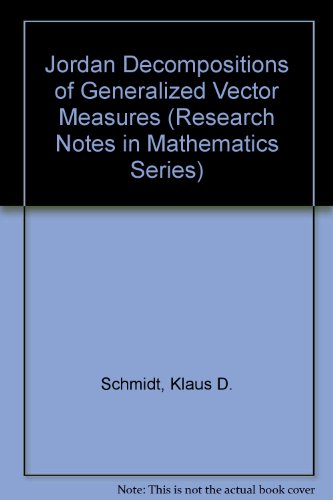 Jordan Decompositions of Generalised Vector Measures