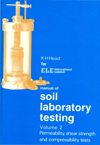 Manual Of Soil Laboratory Testing