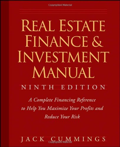 Real Estate Finance &amp; Investment Manual