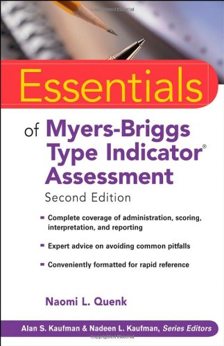 Essentials of Myers-Briggs Type Indicator Assessment