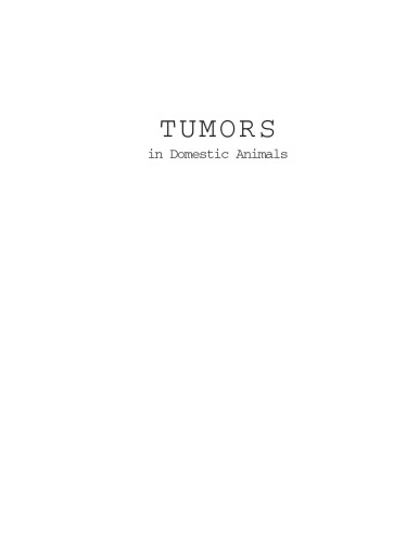 Tumors in domestic animals