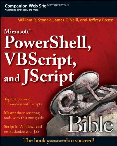 Microsoft Powershell, VBScript and JScript Bible