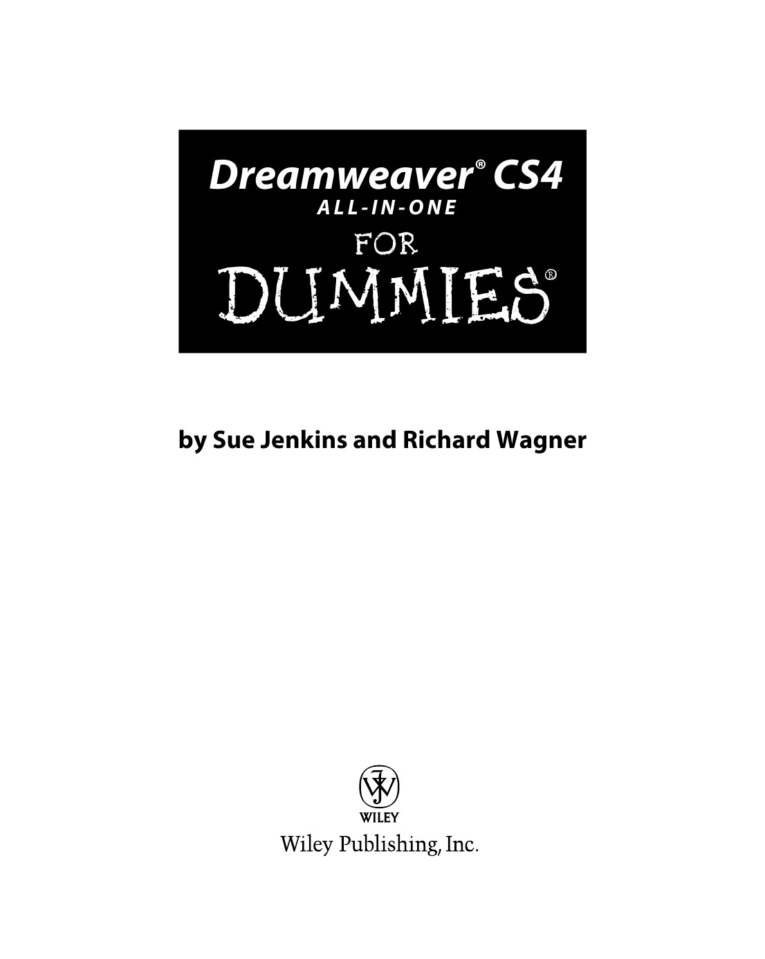 Dreamweaver CS4 All-in-One For Dummies