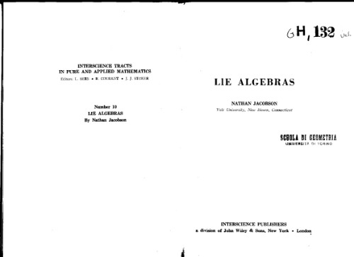 Lie Algebras