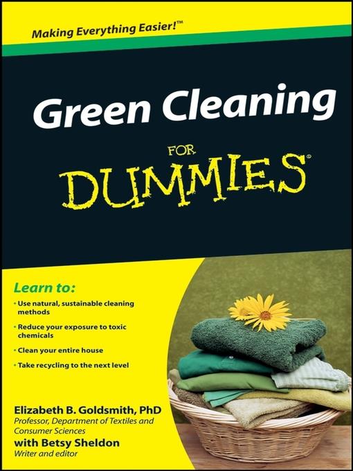 Green Cleaning For Dummies®