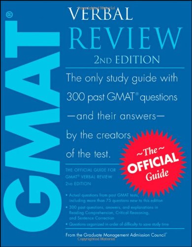 The Official Guide for GMAT Verbal Review