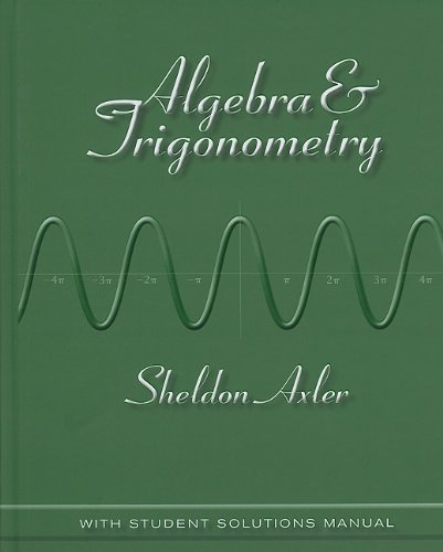 Algebra &amp; Trigonometry