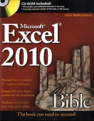 Excel 2010 Bible [With CDROM]