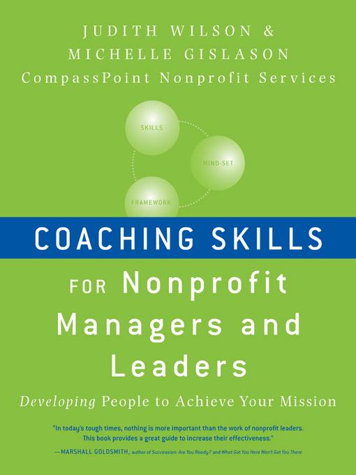 Coaching Skills for Nonprofit Managers and Leaders