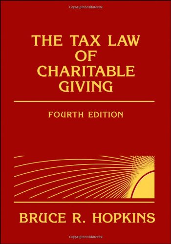 The Tax Law Of Charitable Giving