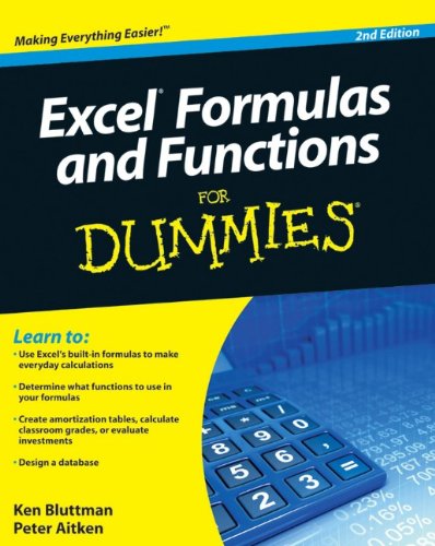 Excel Formulas And Functions for Dummies