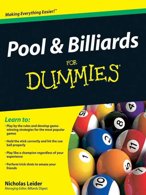 Pool and Billiards For Dummies