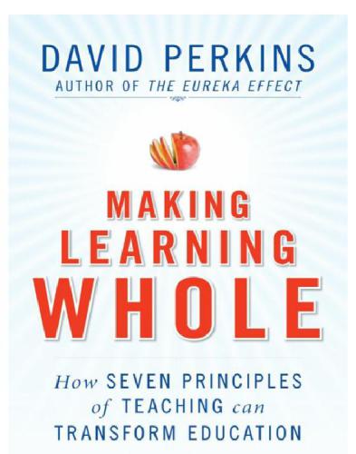 Making Learning Whole