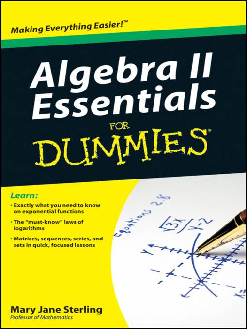 Algebra II Essentials For Dummies