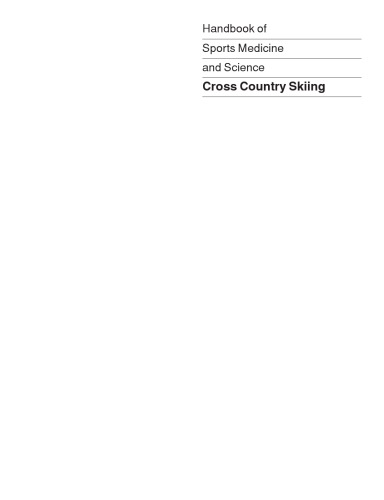 Cross country skiing