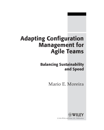 Adapting Configuration Management for Agile Teams