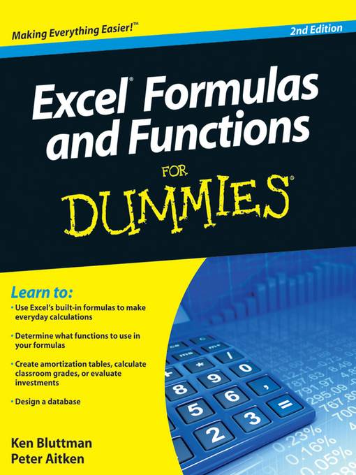 Excel Formulas and Functions For Dummies