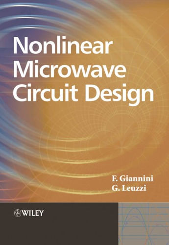 Nonlinear Microwave Circuit Design