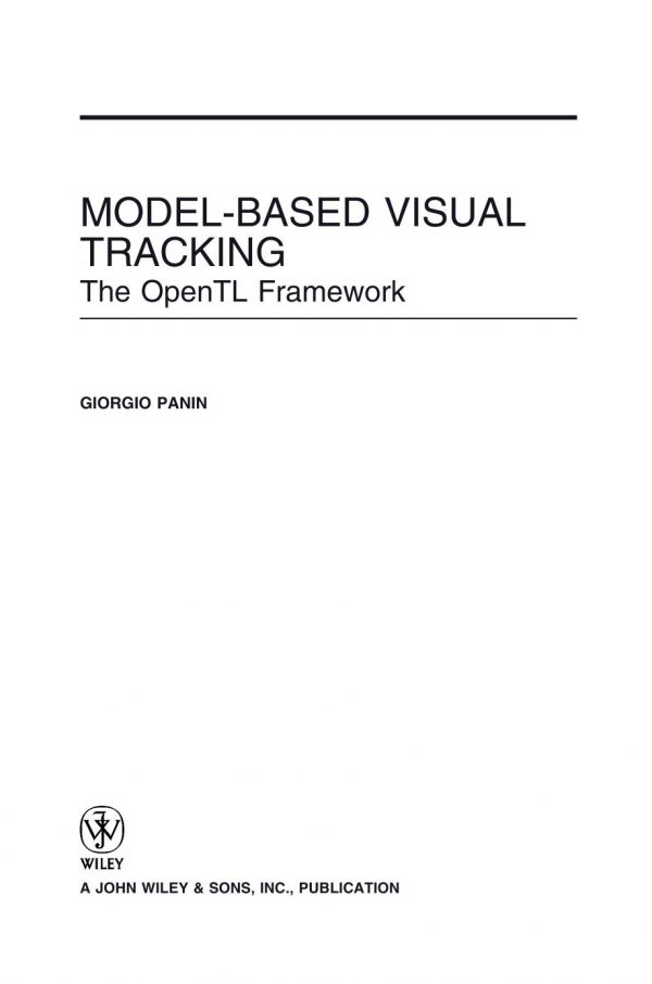 Model-Based Visual Tracking