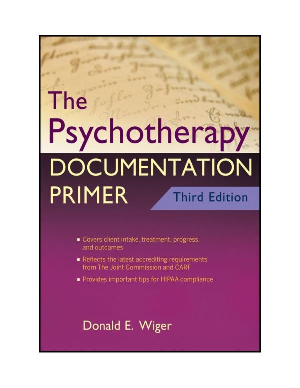 The Psychotherapy Documentation Primer