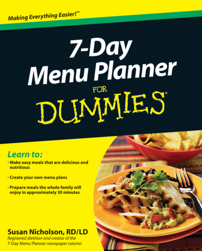 7-Day Menu Planner For Dummies