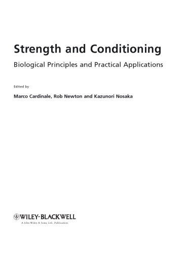 Strength and Conditioning