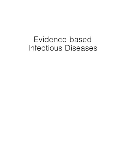 Evidence-Based Infectious Diseases.