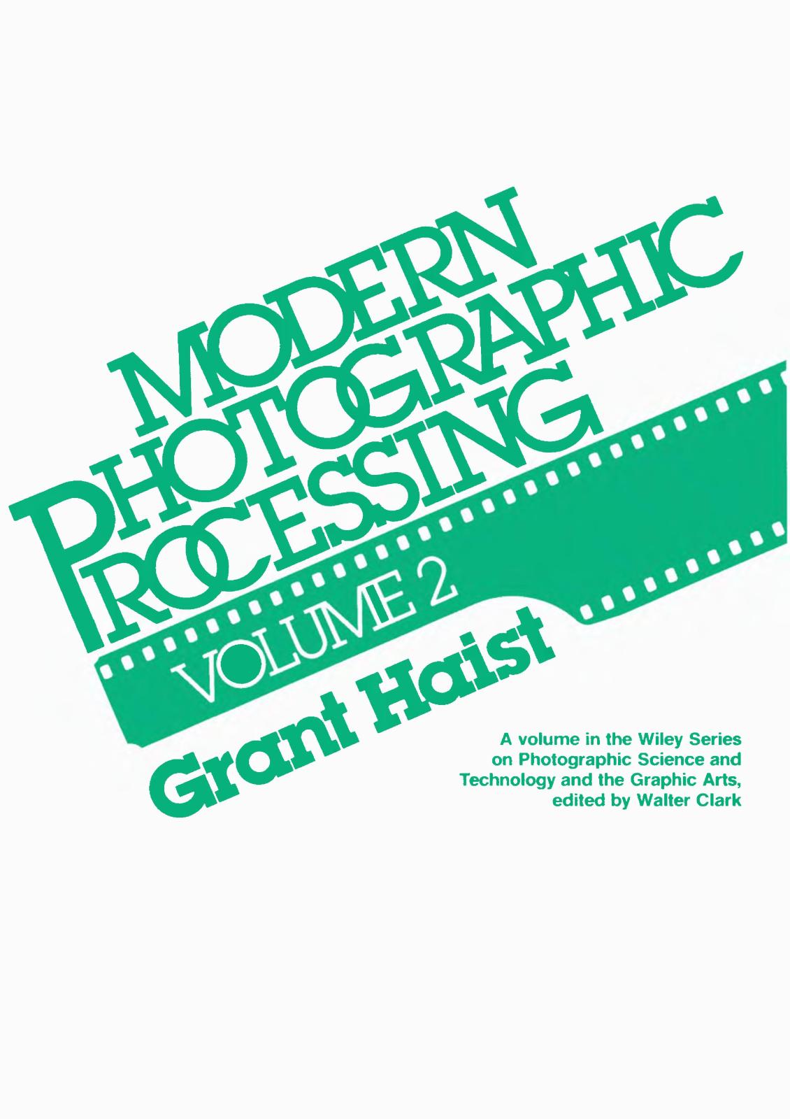 Modern Photographic Processing, 2