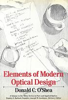 Elements of Modern Optical Design