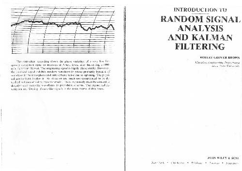 Introduction to Random Signal Analysis and Kalman Filtering