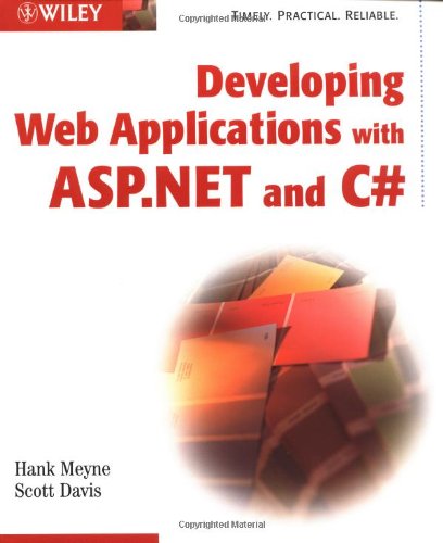 Developing Web Applications With Asp. Net And C#