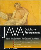 Javasup Tmdatabase Programming