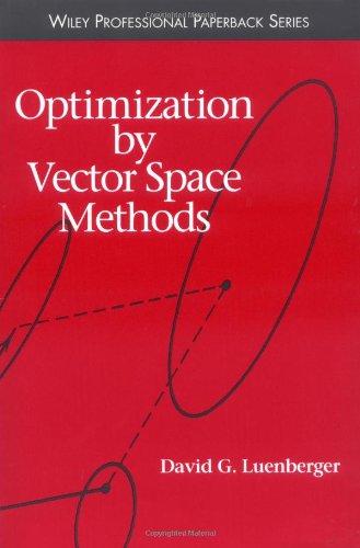 Optimization by Vector Space Methods