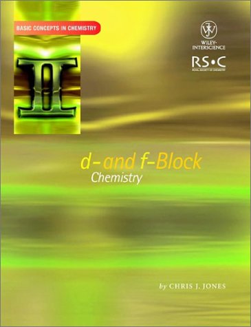 D  And F Block Chemistry