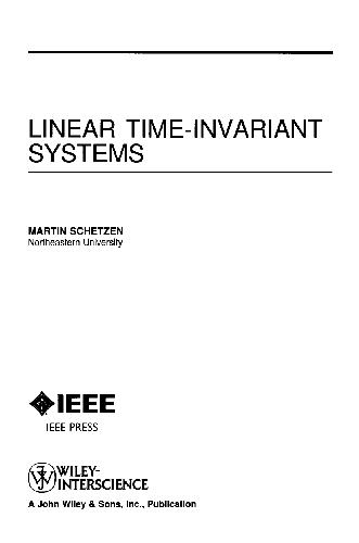 Linear Time-Invariant Systems