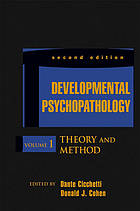 Developmental Psychopathology, Volume 1