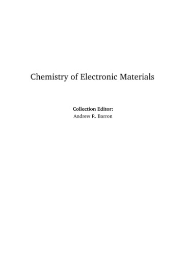 Chemistry of Electronic Materials