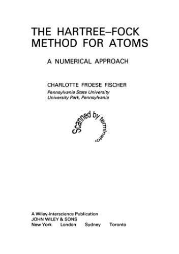 The Hartree-Fock Method for Atoms