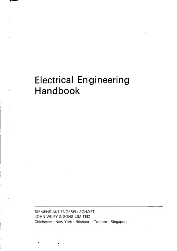 Electrical Engineering Handbook