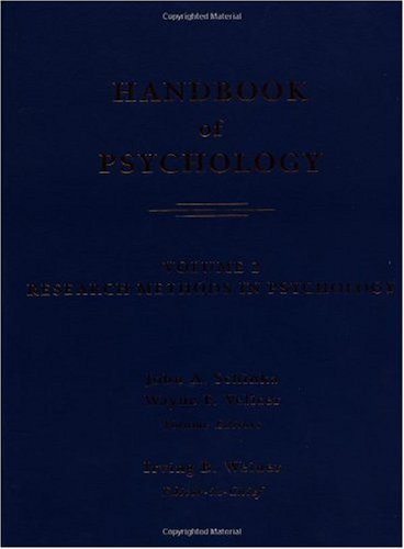 Handbook of Psychology, Research Methods in Psychology