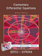 Elementary Differential Equations [with Student Solutions Manual]