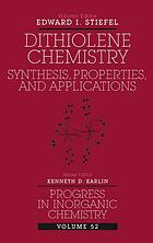 Progress in Inorganic Chemistry, Dithiolene Chemistry