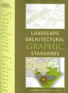 Landscape Architectural Graphic Standards