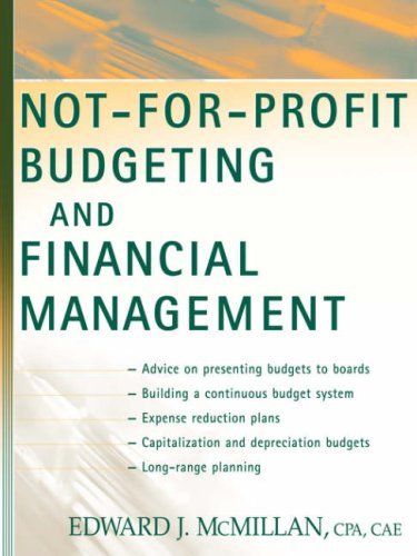 Not-For-Profit Budgeting and Financial Management