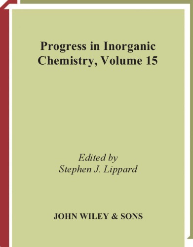 Progress in Inorganic Chemistry