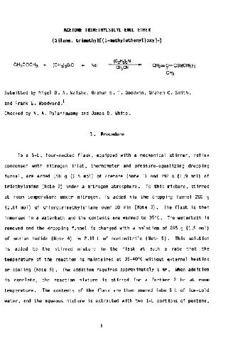 Organic Syntheses, Volume 65