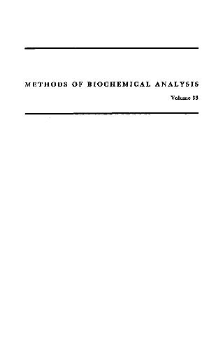 Methods of Biochemical Analysis, Volume 33