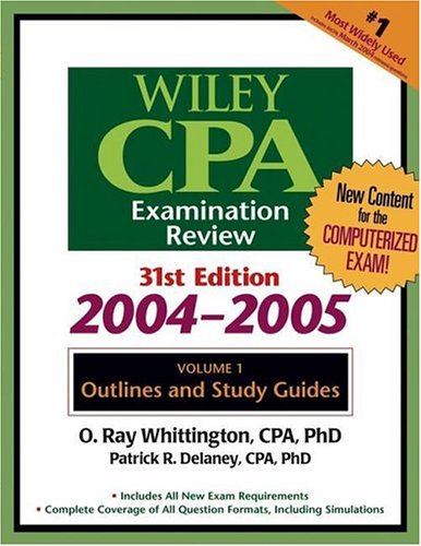 Wiley CPA Examination Review, Outlines and Study Guides (Wiley Cpa Examination Review Vol 1