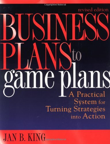 Business Plans to Game Plans